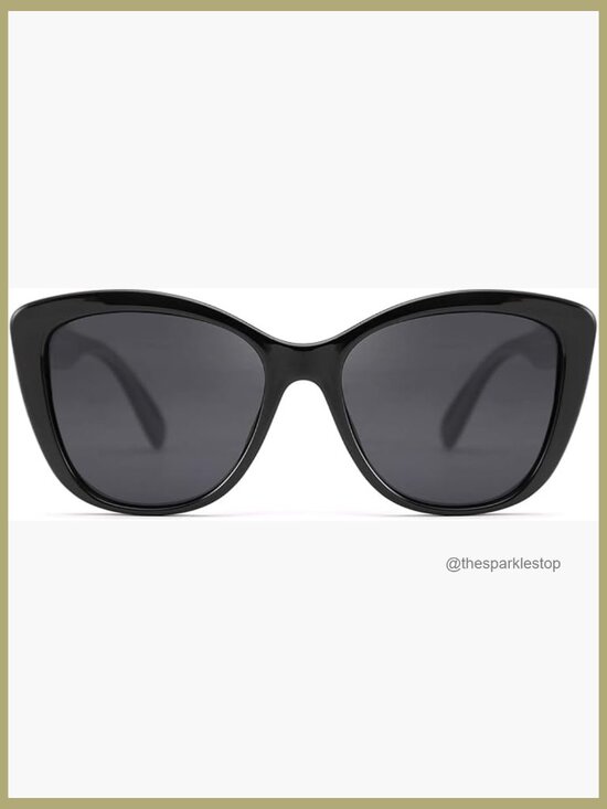 Polarized Vintage Cat Eye Sunglasses with UV400 Protection main image 6